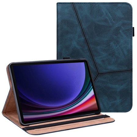 Samsung Galaxy Tab S10 / S9 / S9 FE Fodral med Kortfack - Blå