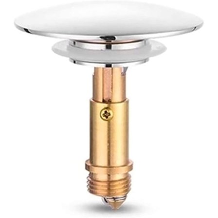 1 stk. Pop Up Click Clack Sprung Prop Stopper, badeværelse Vask Håndvask Afløb Prop Stopper, affald Trykknap