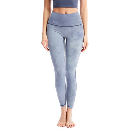 Naisten Tie Dye -legginsit, korkea vyötärö, vatsan hallinta, kuntoilulegginsit, joogahousut naisille(JK93)XL