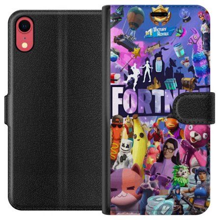 Yhteensopiva Lompakkokotelo Apple iPhone XR Fortnite kollaasi Victory Royale hahmot skins aarteet värikäs Fortnite pelaamisen suunnittelu