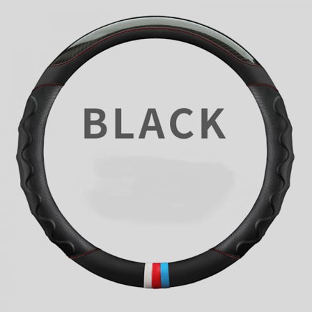 Svart ultrafint mode splicande fiberläder bilstegshjulskåpa allmän 15 tum