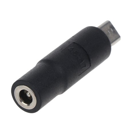 Micro USB til DC strømkabel 4,0x1,7 mm/3,5x1,35 mm hun strømforsyning Opladning