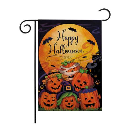 Halloween Trädgårdsbanner Dubbelsidig, 12x18