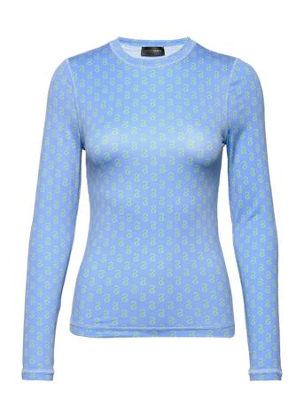 Juno, 1483 Stocking Jersey T-shirts & Tops Long-sleeved Sininen STINE GOYA
