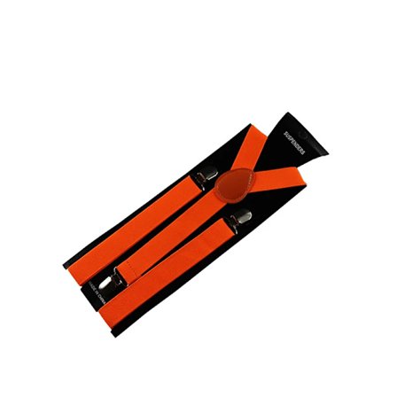 Kampanj Billigt Pris 2,5 cm Bred Elastisk Justerbar Y-formad 3 Metallklämmor Enfärgad Vuxen Hängslen