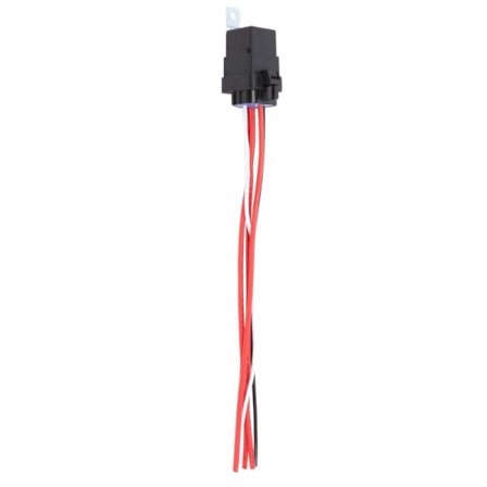 Vanntett bilrelé 60/80 Amp 12 Volt med 5-pin Pigtail Heavy Duty 12 AWG Relé for Auto Fan Biler Båter