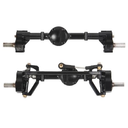 2stk for og bag portal aksel til WPL C14 C24 C24-1 C34 C44 B14 B24 1/16 RC bil opgradering dele