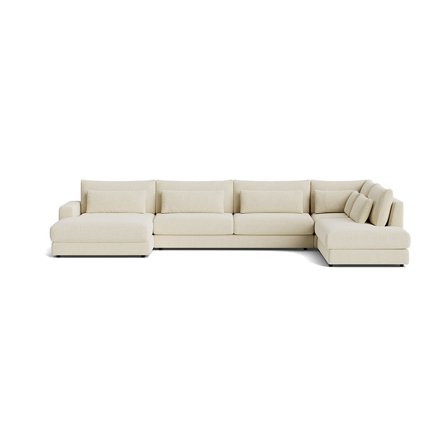 Sevilla U-sofa, venstrevendt - Nordic Beige - 420x240x85 - Sofa, u-sofa