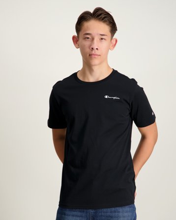 Champion SS Tee Svart T-shirts Kille - Kids Brand Store