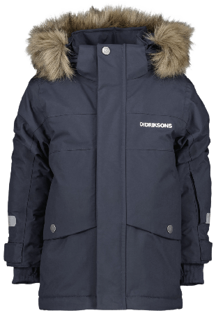 Didriksons Björnen Kids Parka Ytterplagg Unisex Blå 130