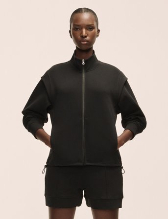 Casall Aria Full Zip - Black - S