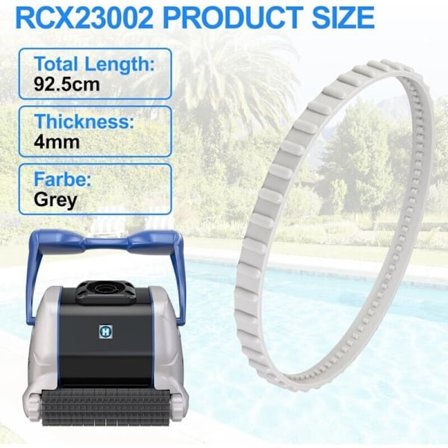 RCX23002 Aquavac Tiger Shark Gummidrivrem til Poolrenser (2 stk)