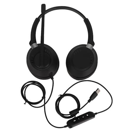 X6D USB 2 -puhelinheadset, melunvaimennus, kaiuttimen nenvoimakkuuden s t , binaural, liiketoimintaheadset puhelinpalvelukeskukselle