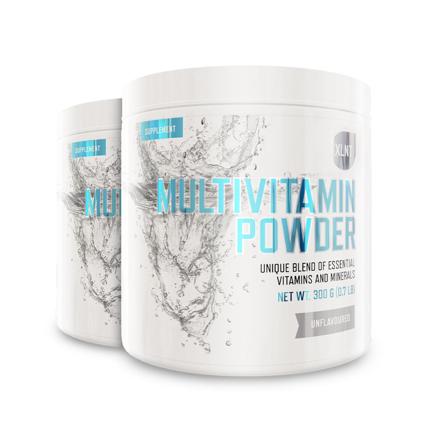 2 x Multivitamin i pulverform - XLNT Sports Multivitamin, Kosttillskott, Vitaminer & Mineraler