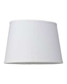 Lampeskjerm Hedda oval Hvit