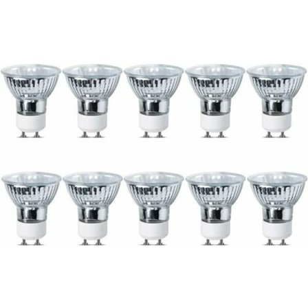 35W GU10 Halogeenilamput Himmennettävät, GU10 Lamput Spottivalot 220-240V 360lm 2700K Lämmin Valkoinen, Halkaisija 5CM, 10 kpl pakkaus H219.ca{F2}