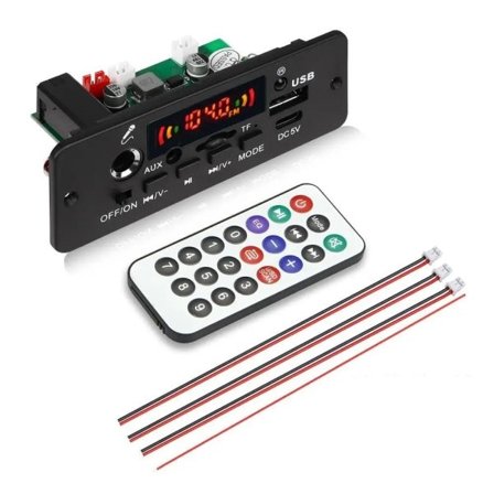 DC 5V 10W Bluetooth 5.0 Stereo DIY Bil MP3 Spelare Dekoder kort
