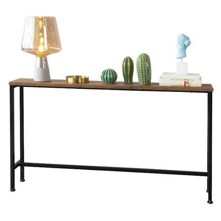 Rootz Vintage Console Bord - Hall Bord - Skænk - MDF og metal - Robust, pladsbesparende, Non-Wobble Design - 120cm x 65cm x 20cm