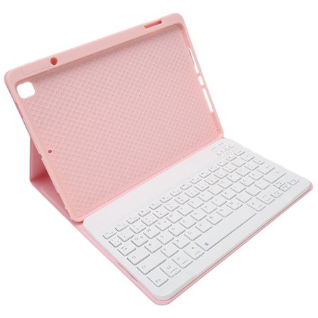 Langaton Bluetooth-näppäimistö DE-asettelu 180 mAh akku Suojakotelo iPad Air 3 Pro 10.5 tuumaa Pinkki
