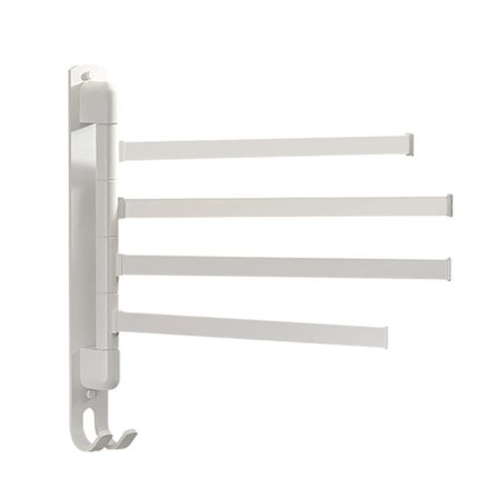 180° kääntyvä pyyhetanko 3/4/5 varrella, kylpyhuoneen pyyheteline seinälle asennettava ruostumattomasta teräksestä - Varastossa