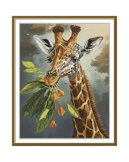 Broderikit Tavla Giraff - Nova Sloboda