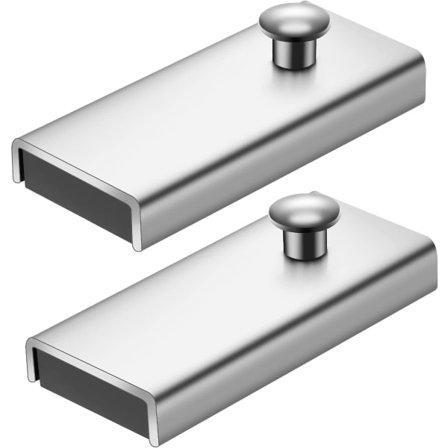 2 stk. MG1 Magnetisk Sømguide, Symaskintilbehør Metall Søm Rett Sømguide Måler for Symaskin Trykkfot Deler Tilbehør