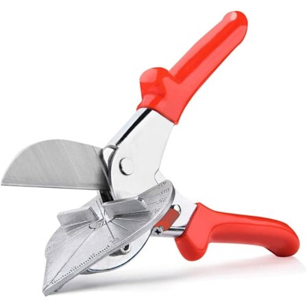 Justerbar geringssaks til professionel præcision, ergonomisk håndtag med sikkerhedslås, 45-135 graders multi-vinkel skærer, ideel til PVC-kanaler
