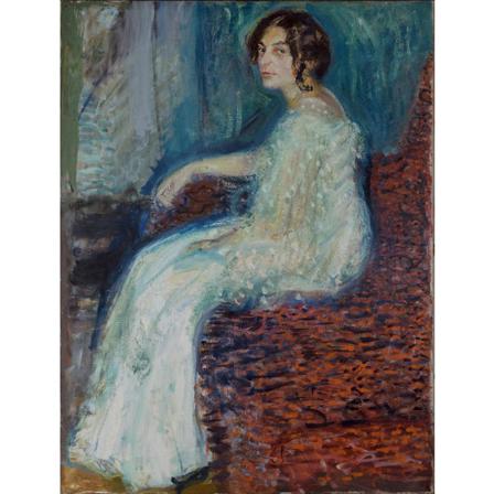 Portrait Of Henryka Cohn, 1908, Richard Gerstl Brun