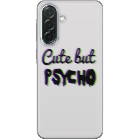 Kompatibel Mobilcover til Samsung Galaxy A36 Rainbow-farvet legetøjsfigur med et glad ansigt og farverige cirkler i en legesyg studieillustration