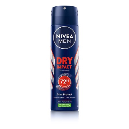 NIVEA Men Deodorant Dry Impact Spray 150 ml, Parfumer & Dufte, Dufte, Deodorant