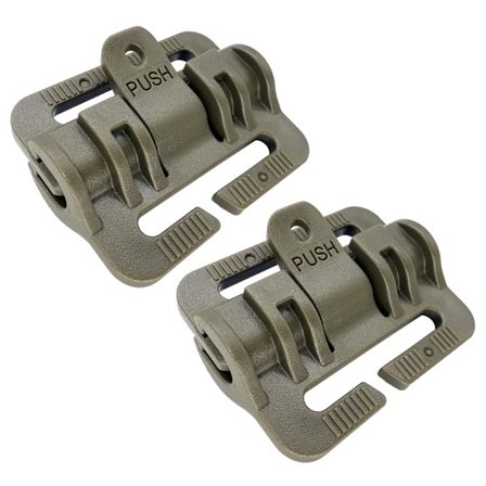 2 stk JCPC C-vest Molles system Qd adapter, hurtigutløserspenne for taktisk vest