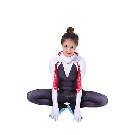 Spider-Man World Gwen Stacy Cosplay Cosplay Jumpsuit Halloween