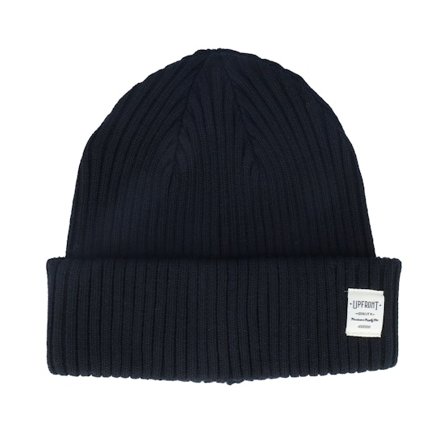 Upfront - Noir cuff Bonnet - Bridge Beanie Anthracite Cuff @ Hatstore