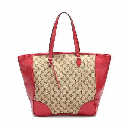 Gucci Vintage GG Canvas Medium Bree Tote , Bruin , Dames , Maat: ONE Size Vintage Tassen