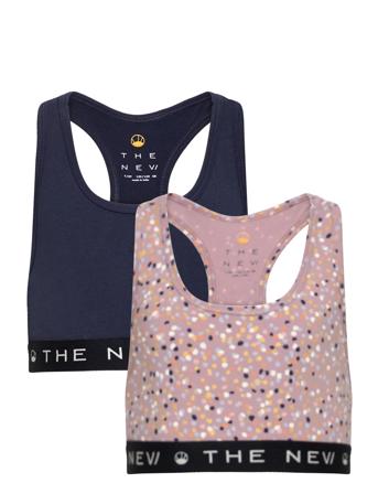 The New Top 2-Pack Night & Underwear Underwear Tops Multi/mønstret The New*Betinget Tilbud