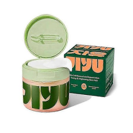 Jiyu Koreansk Hudpleie Anti-Aldring, Toner Pads som Minimerer Mørke Flekker og Rynker