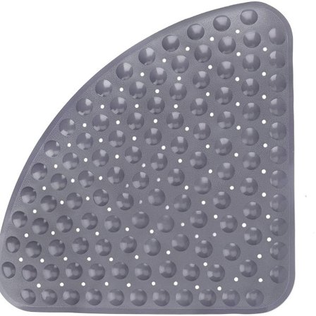 Dusjmatte med sklisikker overflate, badematte for baderom med sugekopper og