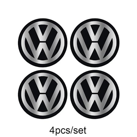 4kpl 56mm Auton Pyörän Keskikupujen Tarrat Alumiininen Tunnus VW GTI Polo Golf Passat Tiguan Arteon Touareg Taigo Caddy Jetta