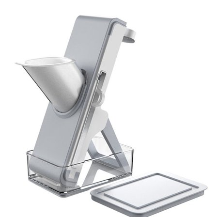 Kasvissilppuri, perunanlastu, monitoiminen vihannesleikkuri, keittiövälineet ruoanleikkuri, silppuri, raastin, porkkanalle, tomaatille, kurkulle (