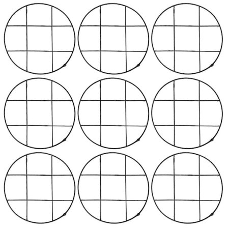 10 st Plast Planteringsunderlägg Plast Blomkruka Underlägg Andningsbart Planteringsunderlägg