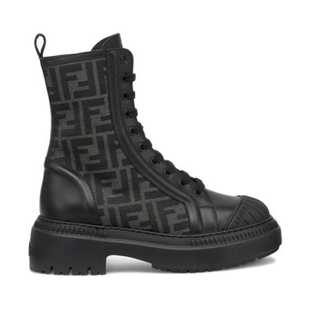 Fendi, Boots Zwart, Dames, Maat:38 EU