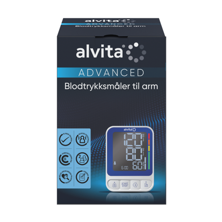 Alvita Advanced Blodtrykksmåler Arm, 1 stk.