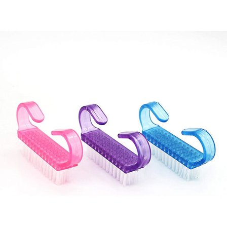 Nagelrengöringsborste, Handtag Nagelskrubbborste, Plast Fingernagelborstar Rengör