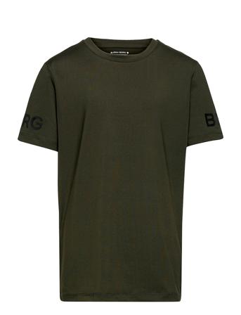 Borg T-Shirt T-shirts Sports Tops Vihreä Björn Borg