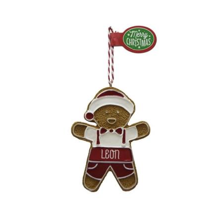 Pepparkaksfigur Leon Julgranshänge Multifärg One Size