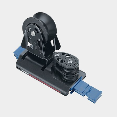 Harken 27mm Adjustable Non-CB Car - 2 Sheave, 4:1 (G2747B.NW)