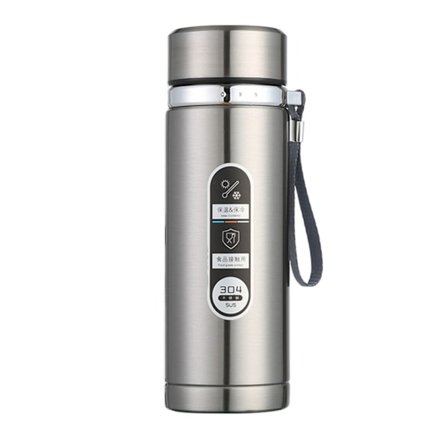1000 ml rostfritt stål isoleringsflaska bärbar utomhus dubbelvägg vakuumtermisk vattenflaska för män och kvinnor