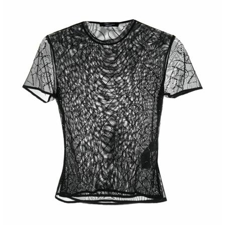 Blumarine, T-Shirts Zwart, Dames, Maat:S
