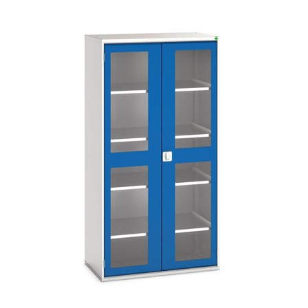 Industrial clear door cabinet BOTT , 1050x550x2000 mm
