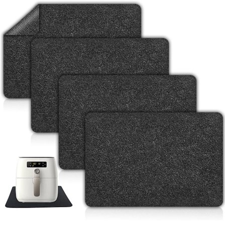 4 stk. varmebestandige måtter til Airfryer, Airfryer beskyttelsesmåtte